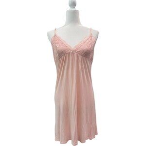 NWT PJ Salvage Intimates Blush Pink Chemise Nightgown Size L